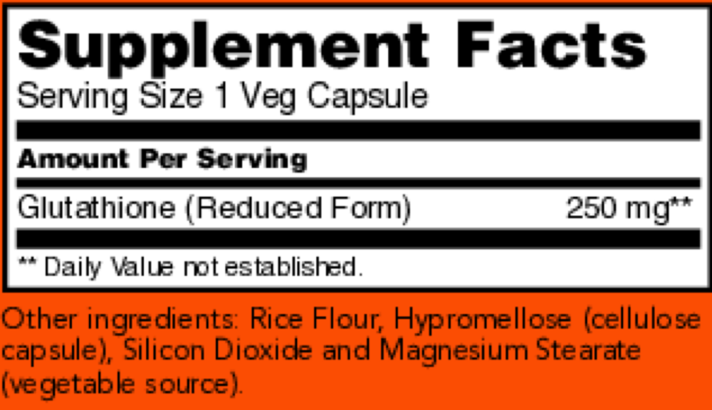Product image for Glutathione.