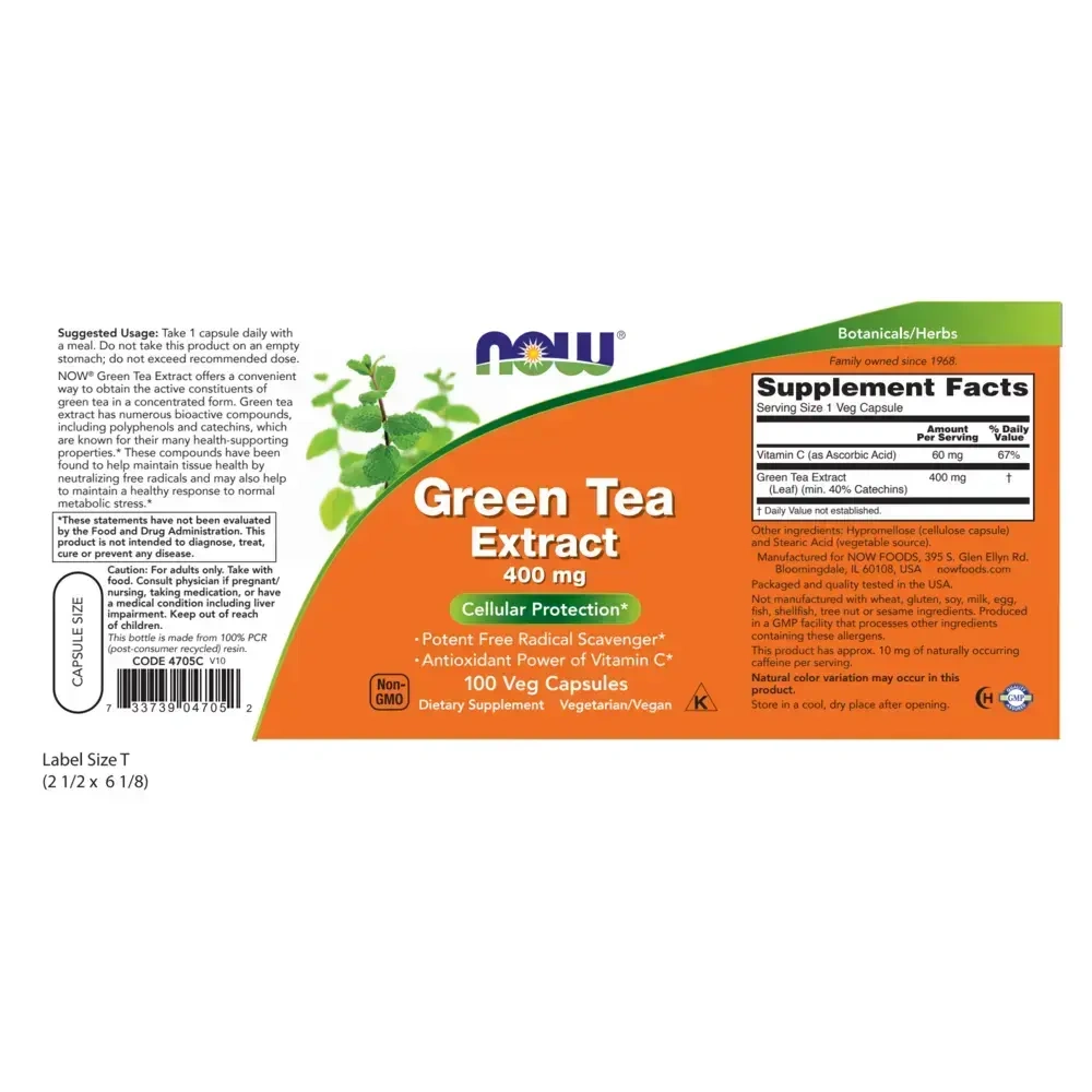 Product image for Green Tea Extract 400mg.