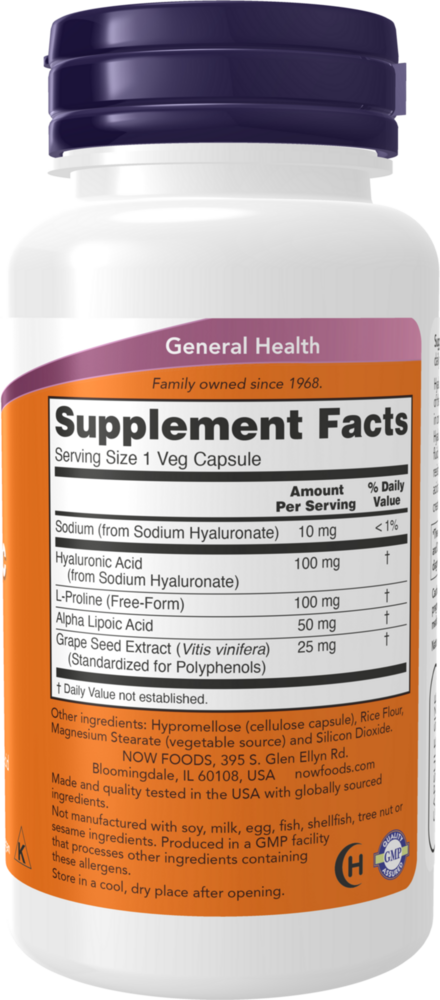 Product image for Hyaluronic Acid 100mg.