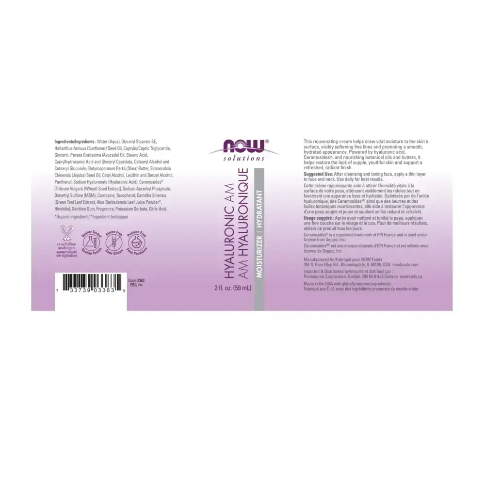 Product image for Hyaluronic Acid Moisturizer AM.