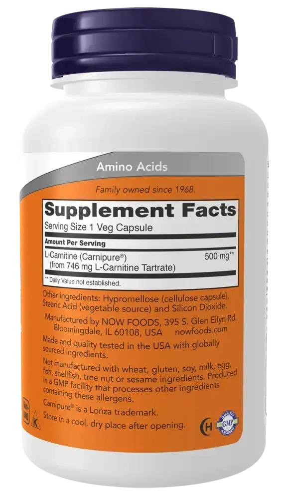 Product image for L-Carnitine 500mg.