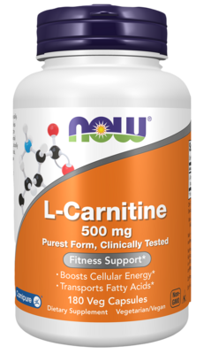 L-Carnitine 500mg 180 capsules