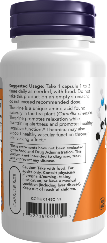 Product image for L-Theanine 100mg.