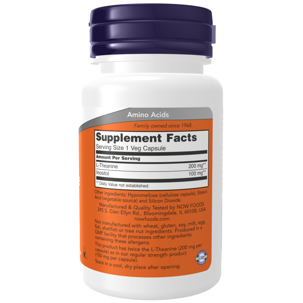 Product image for L-Theanine 200mg.