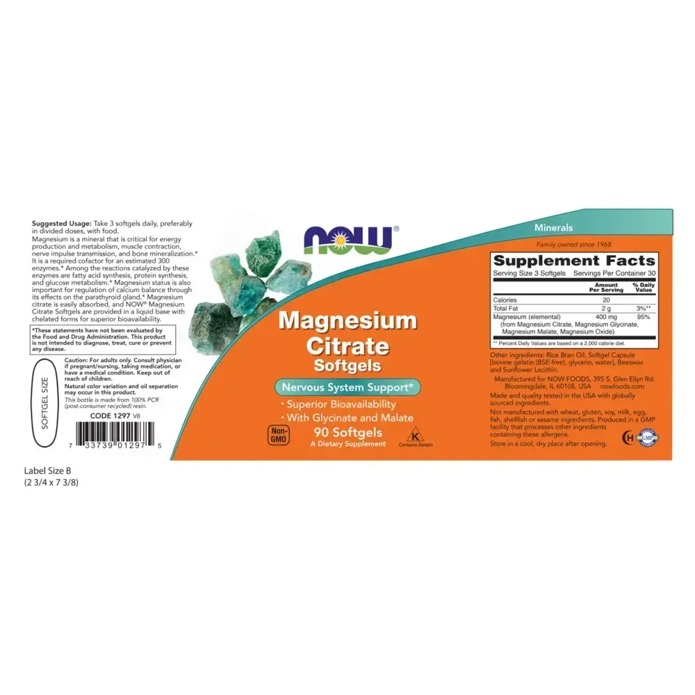 Product image for Magnesium Citrate Gels.