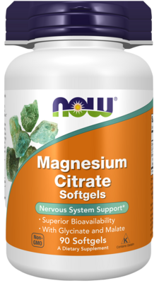 Magnesium Citrate Gels 90 Softgel Capsules