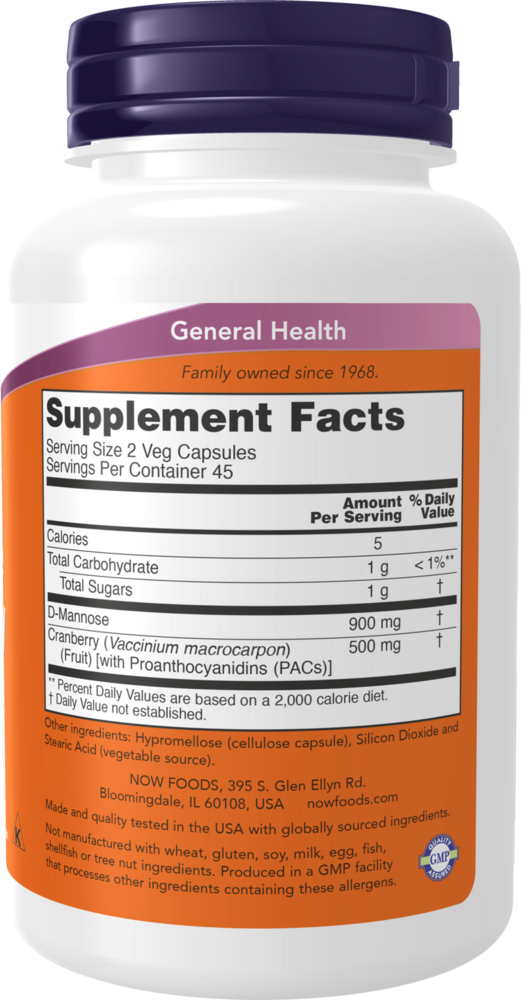 Product image for Mannose Cranberry.