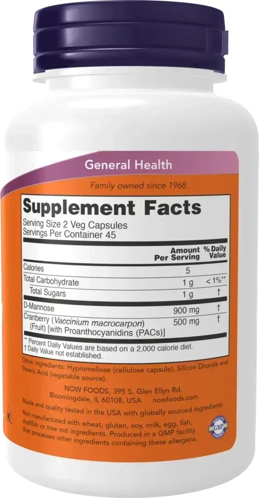 Product image for Mannose Cranberry.