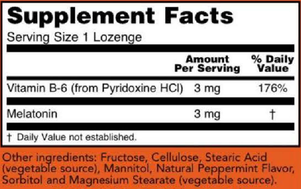Product image for Melatonin 3mg.