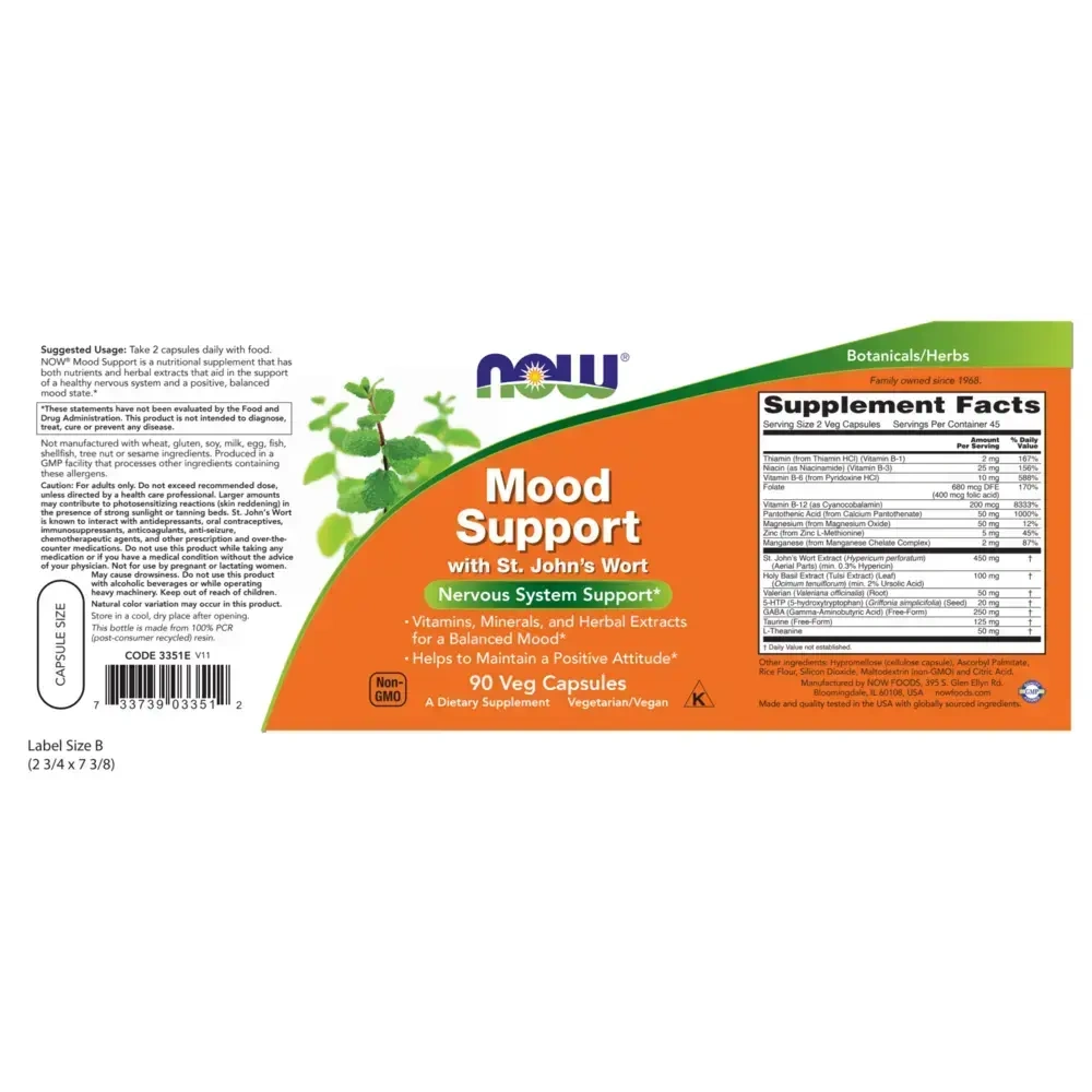 Product image for Mood Support w/ St. John's Wort.