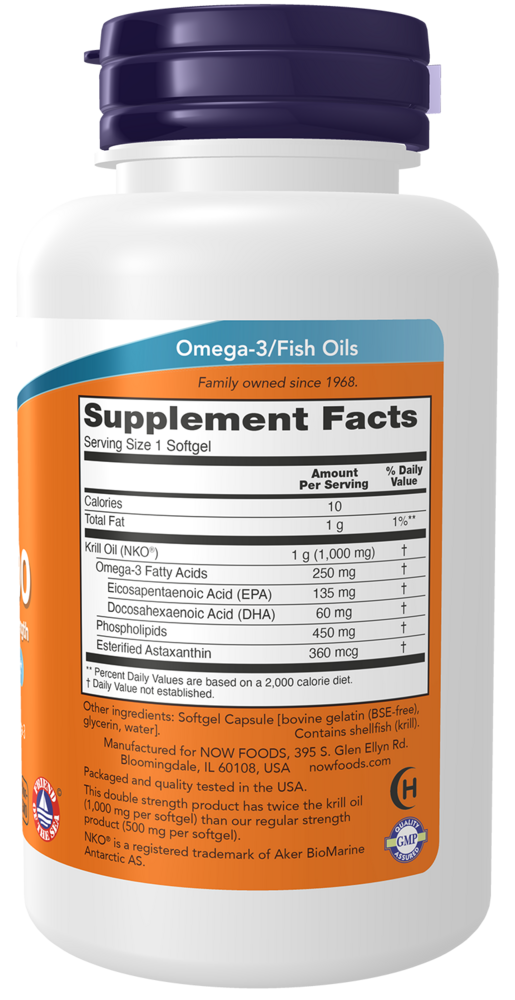 Product image for Krill 1000 1000mg - Double Strength 60sg.