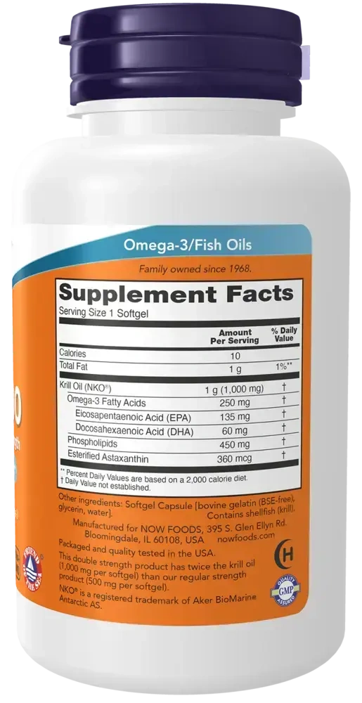 Product image for Krill 1000 1000mg - Double Strength 60sg.