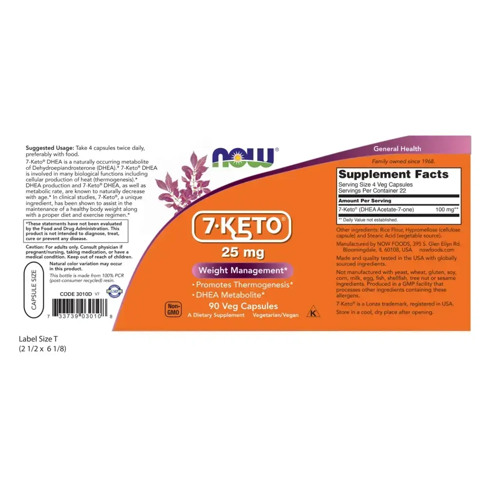 Product image for 7-KETO 25mg.