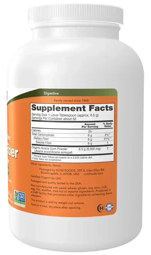Product image for Acacia, Organic Powder.