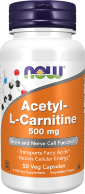 Acetyl-L Carnitine 500mg 50 capsules