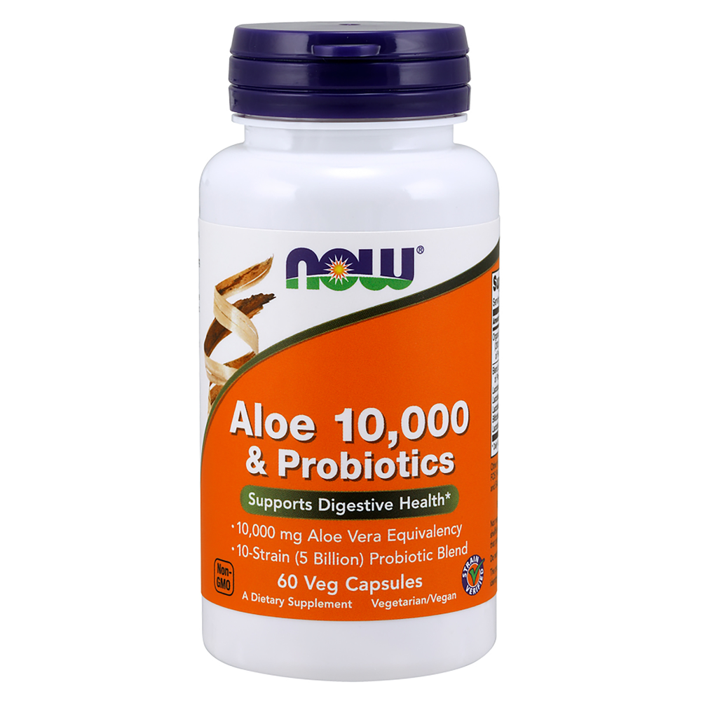Product image for Aloe 10,000 &amp; Probiotics.