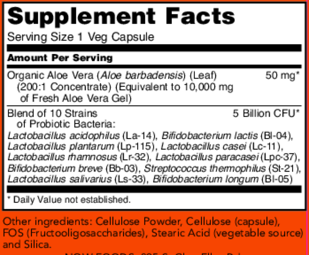 Product image for Aloe 10,000 &amp; Probiotics.