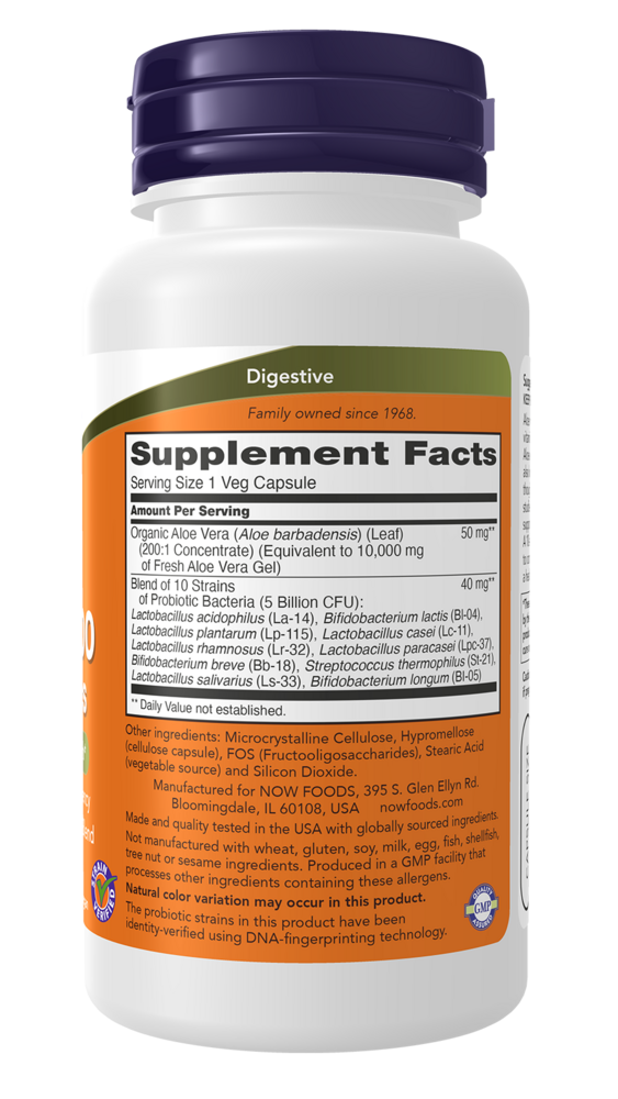 Product image for Aloe 10,000 &amp; Probiotics.