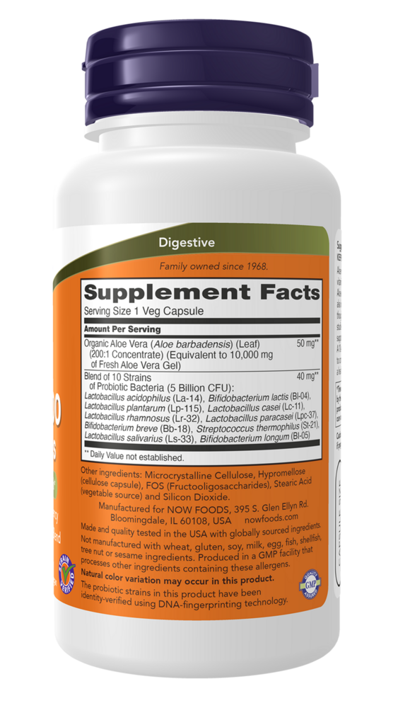 Product image for Aloe 10,000 &amp; Probiotics.