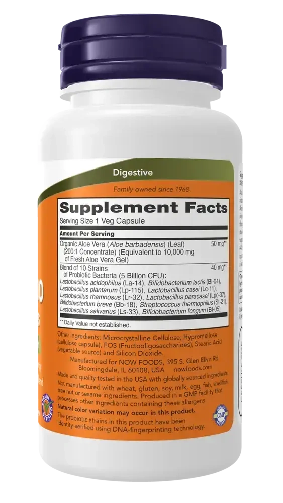 Product image for Aloe 10,000 &amp; Probiotics.