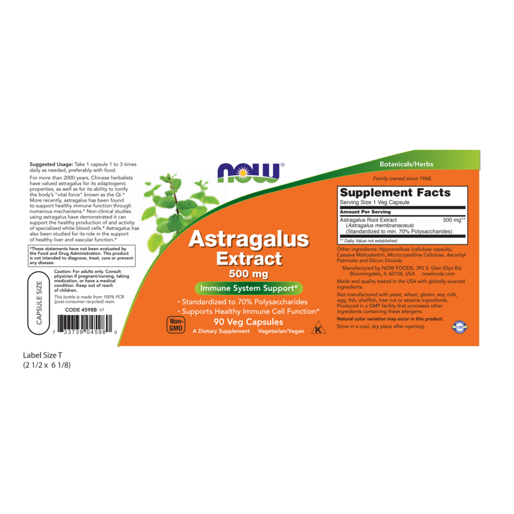 Product image for Astragalus Extract 500mg.