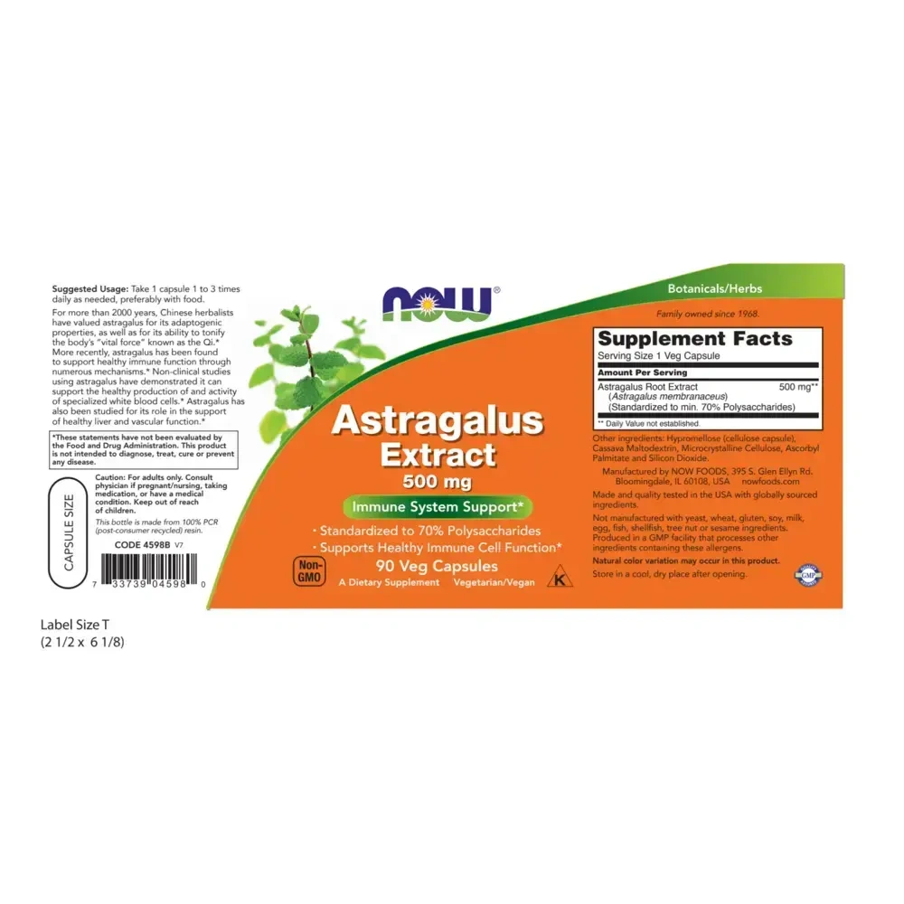 Product image for Astragalus Extract 500mg.