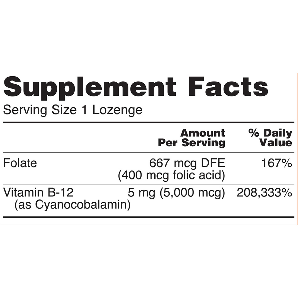 Product image for Vitamin B-12 5000mcg.
