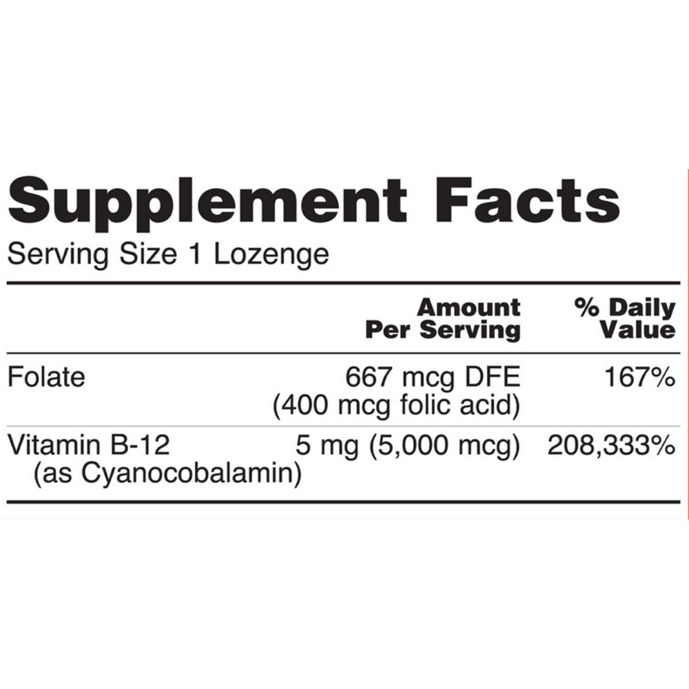 Product image for Vitamin B-12 5000mcg.