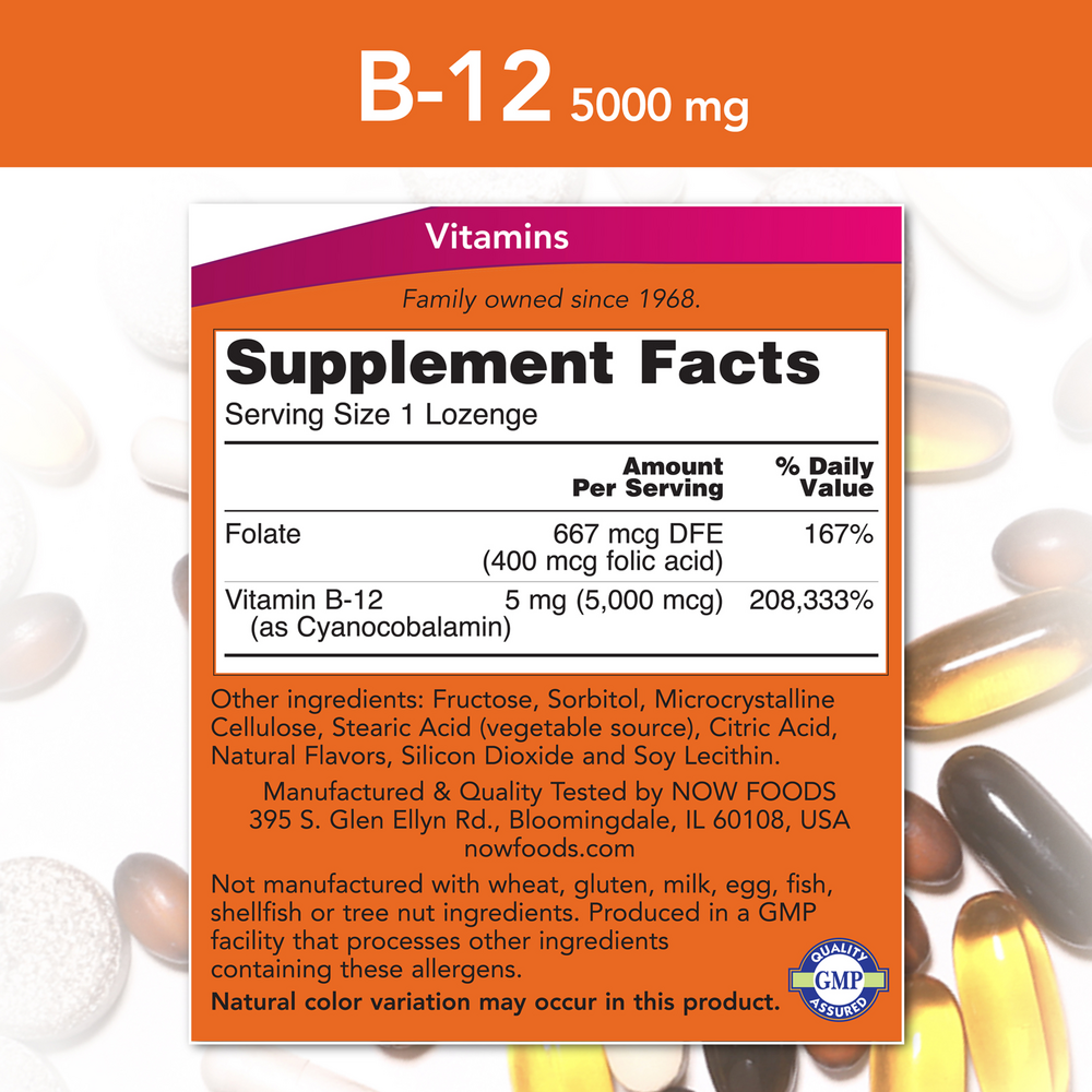 Product image for Vitamin B-12 5000mcg.