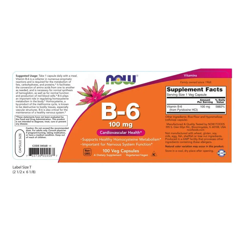 Product image for B-6 100mg.