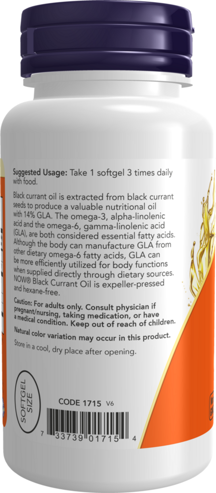 Product image for Black Currant Oil 500mg.