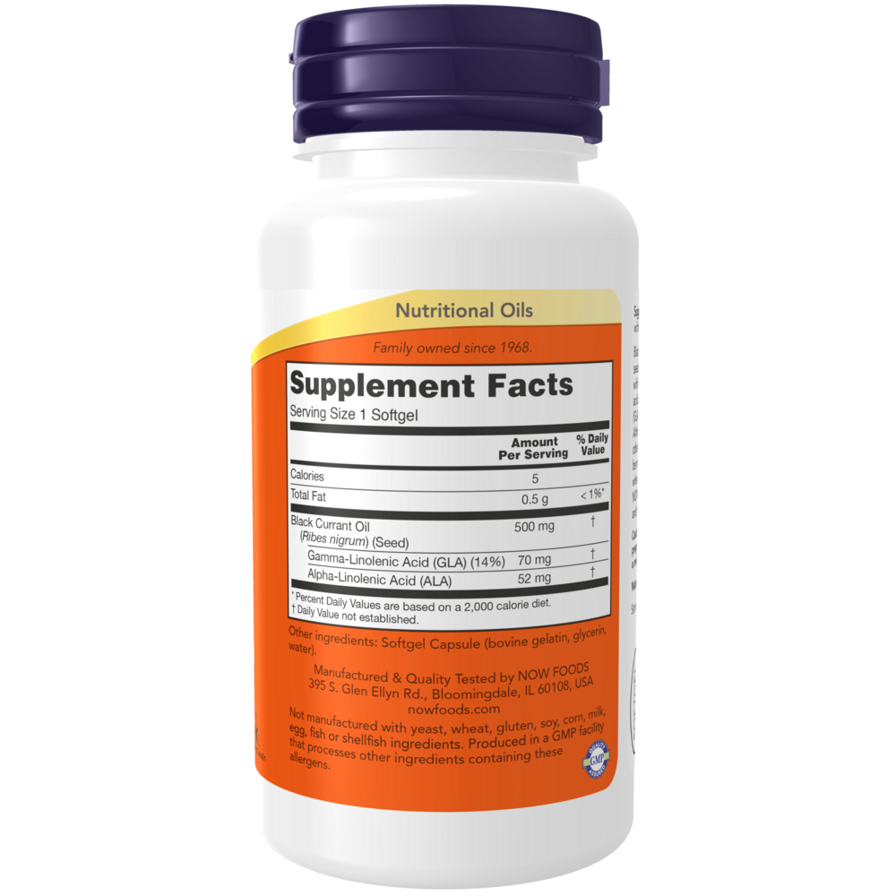 Product image for Black Currant Oil 500mg.