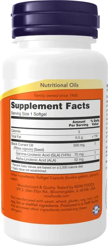 Product image for Black Currant Oil 500mg.