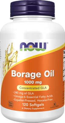 Borage Oil 1000mg 120 Softgels