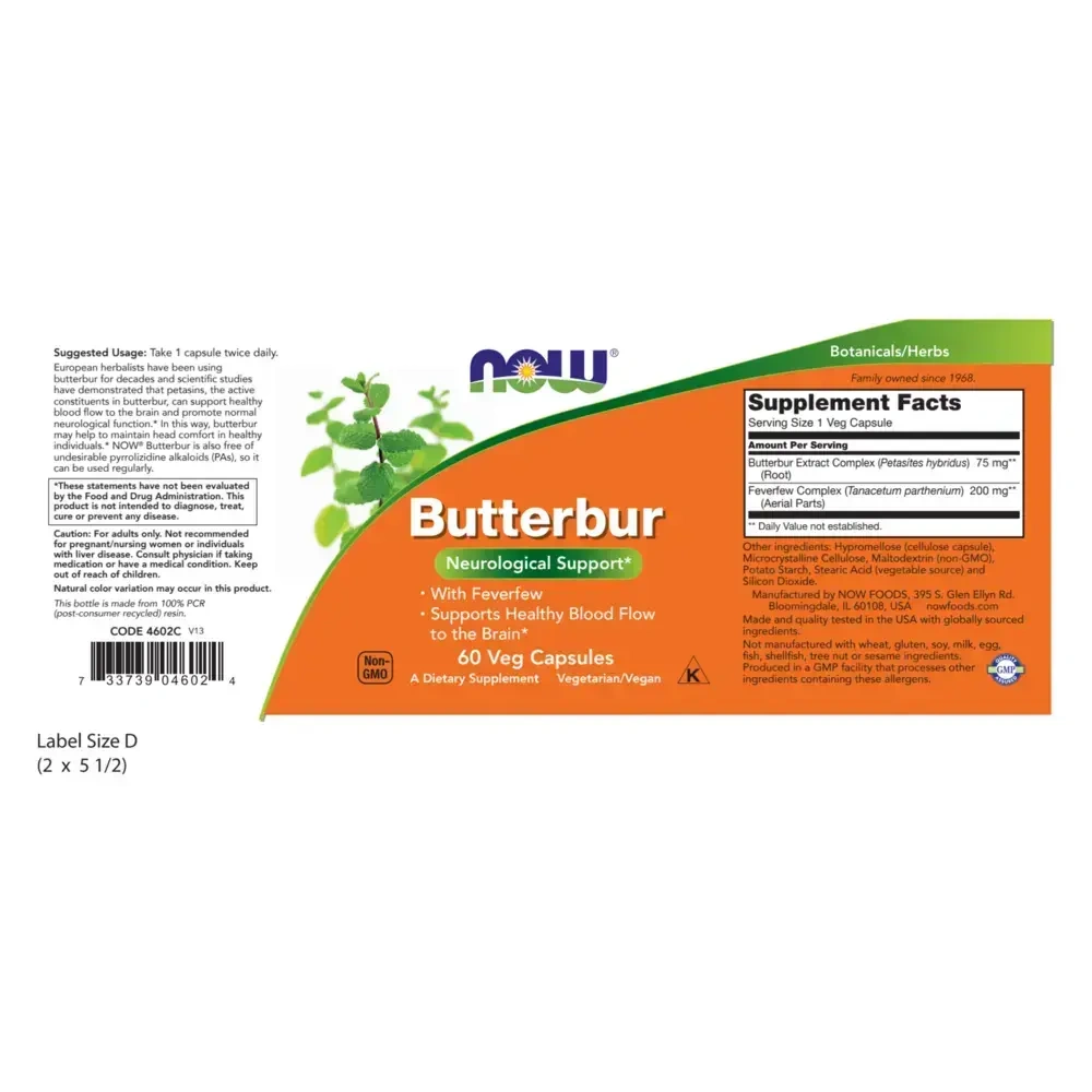 Product image for Butterbur 75mg.