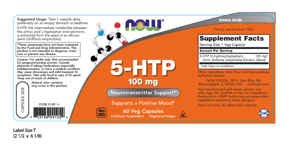 Product image for 5-HTP 100mg.
