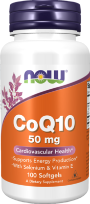 CoQ10 50mg 100 Softgel Capsules