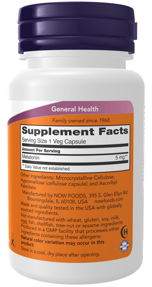 Product image for Melatonin 5mg.