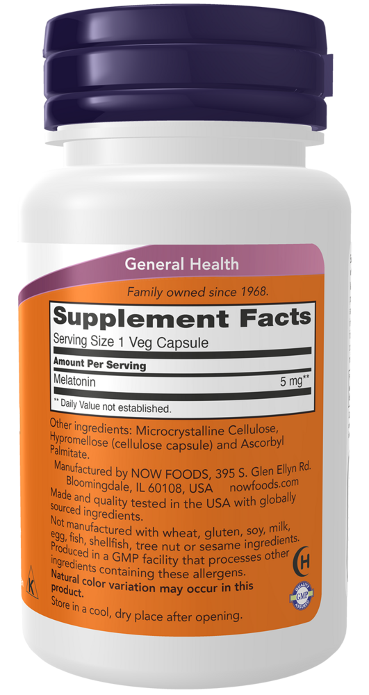 Product image for Melatonin 5mg.