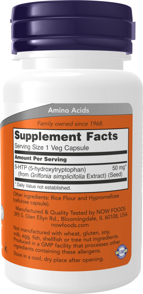 Product image for 5-HTP 50mg.