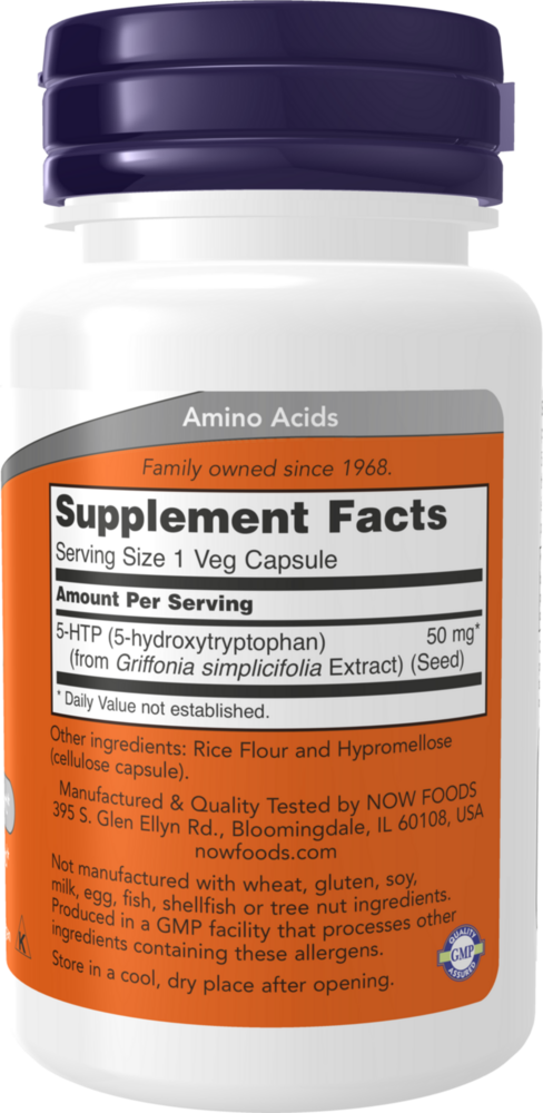 Product image for 5-HTP 50mg.