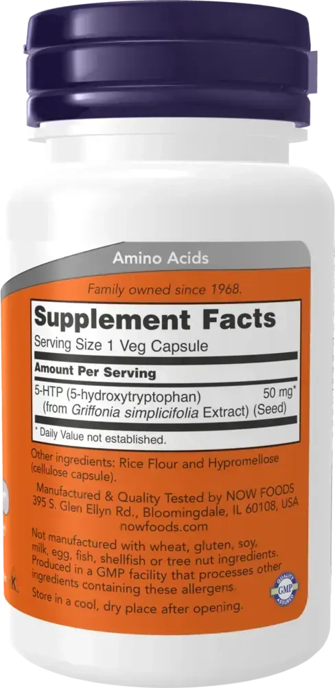Product image for 5-HTP 50mg.