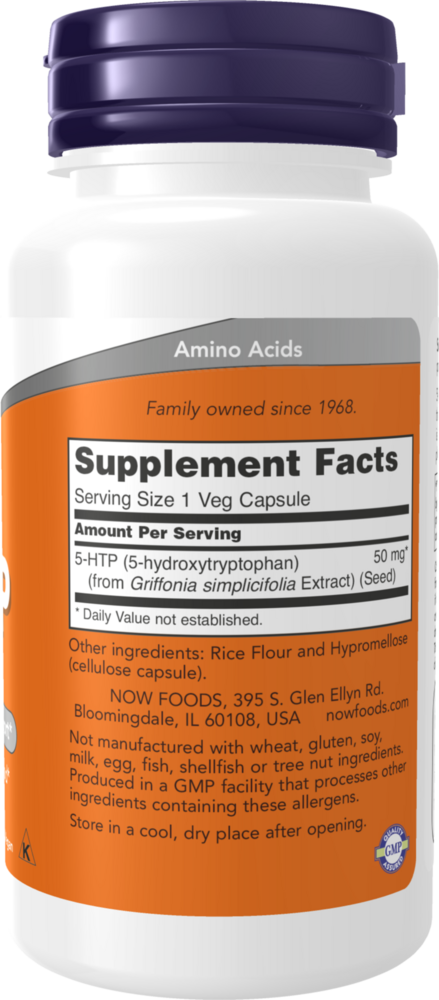 Product image for 5-HTP 50mg.