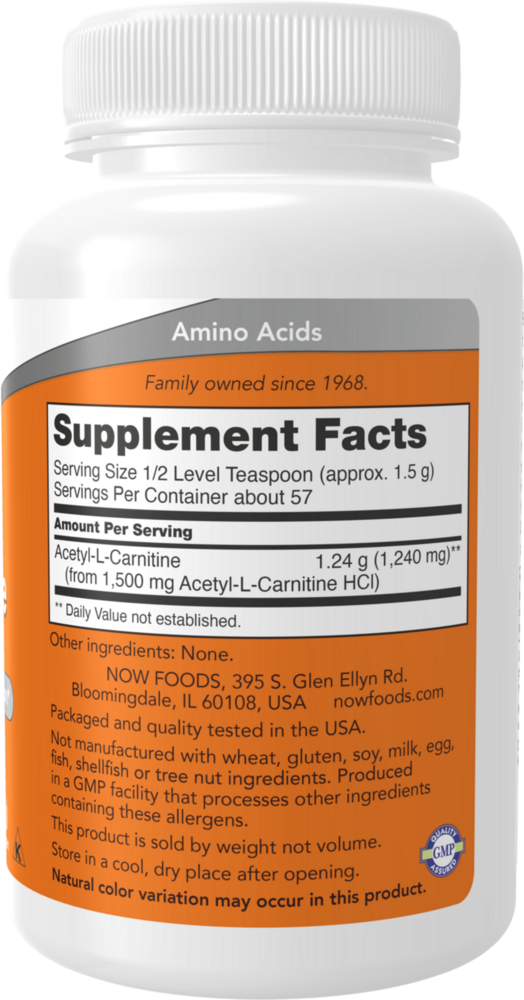 Product image for Acetyl-L Carnitine Powder.