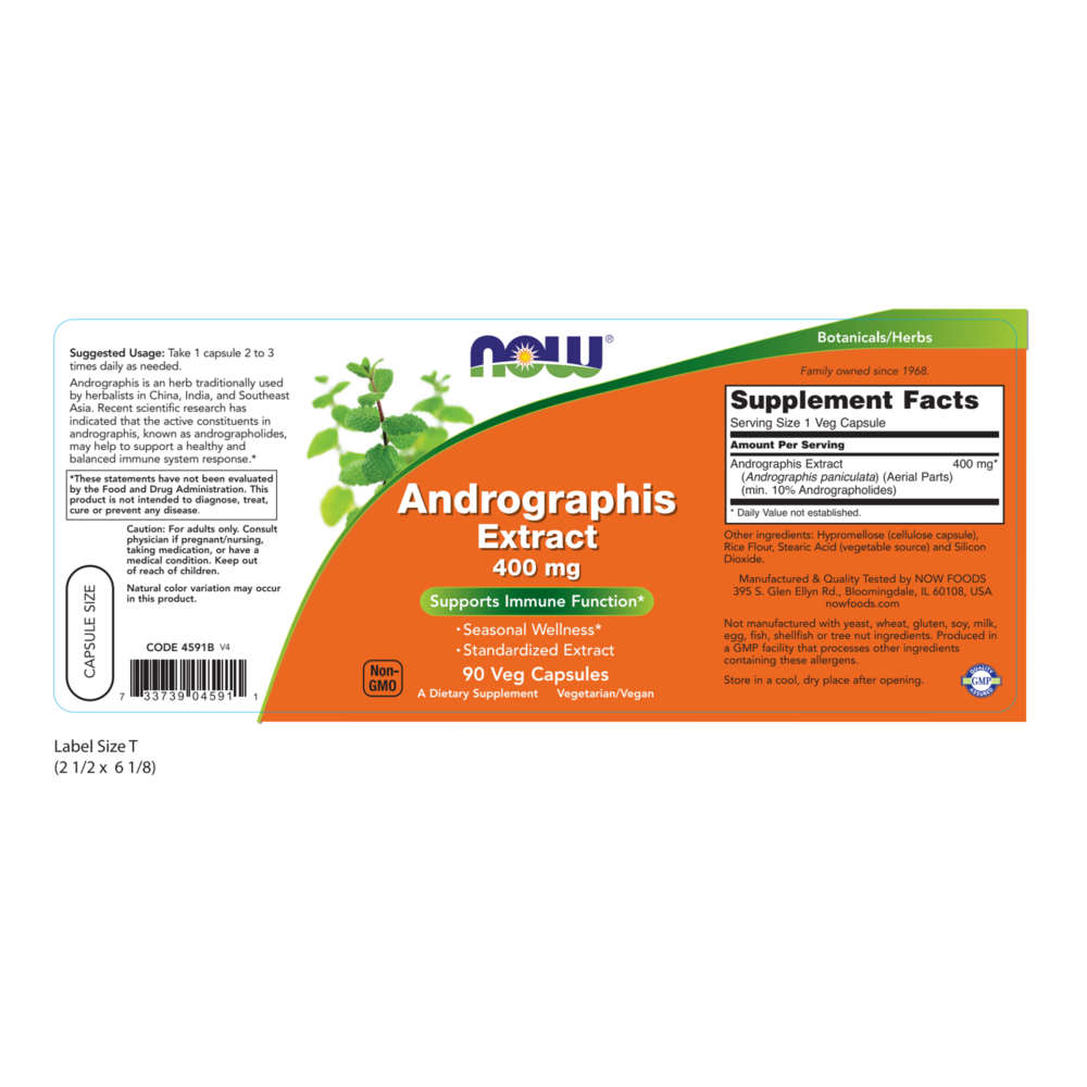 Product image for Andrographis Extract 400mg.