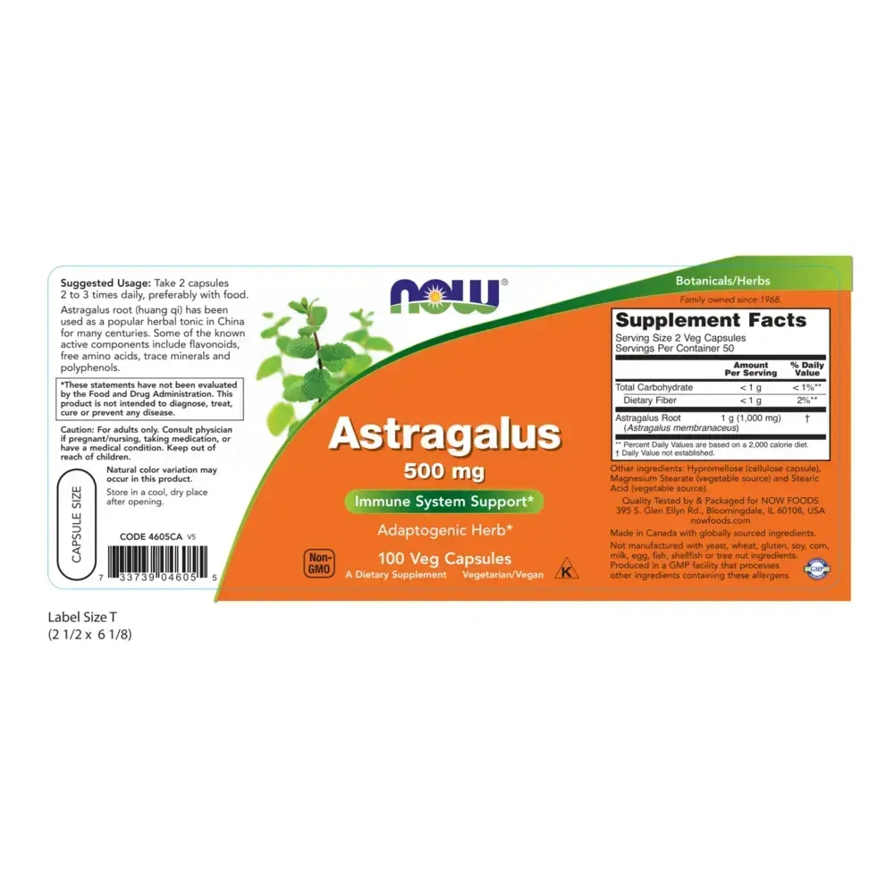 Product image for Astragalus 500mg.