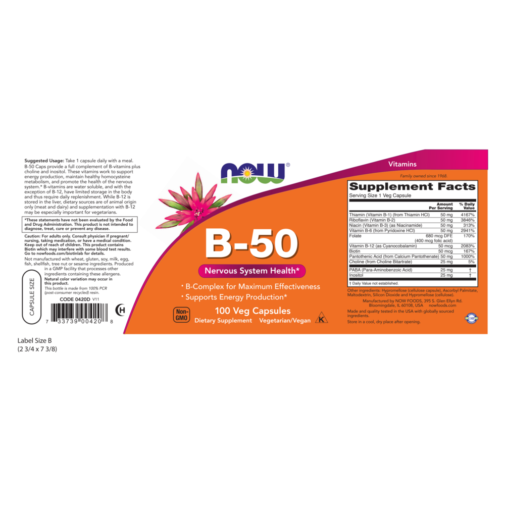 Product image for B-50.