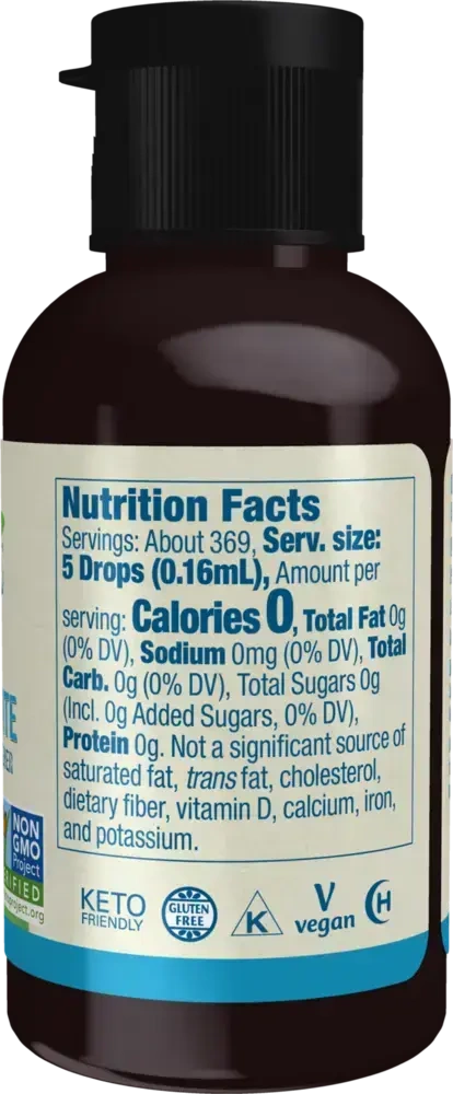 Product image for BetterStevia Liquid, Organic Glycerite.