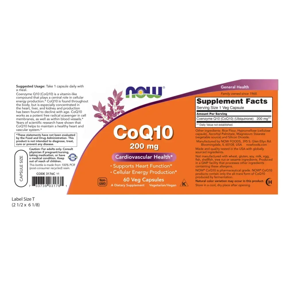 Product image for CoQ10 200mg.