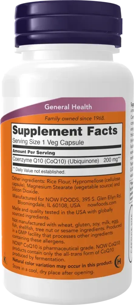 Product image for CoQ10 200mg.